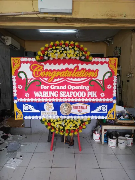 Papan Bunga Ucapan Selamat Damai Indah Golf Bsd
