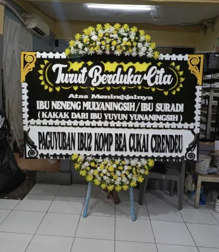 Papan Bunga Duka Damai Indah Golf Bsd